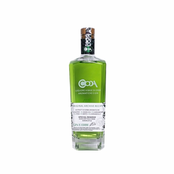 Coda Gin E Erbe Liqueur